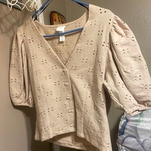 Tan H&M top
